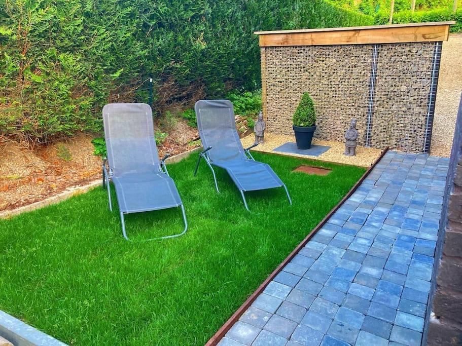 Vip Lounge Appartement Avec Jacuzzi Et Jardin Andenne Esterno foto